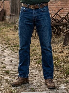 LEVI STRAUSS 559 Men's straight leg Denim Blue Jeans SIZE W 38 L 34